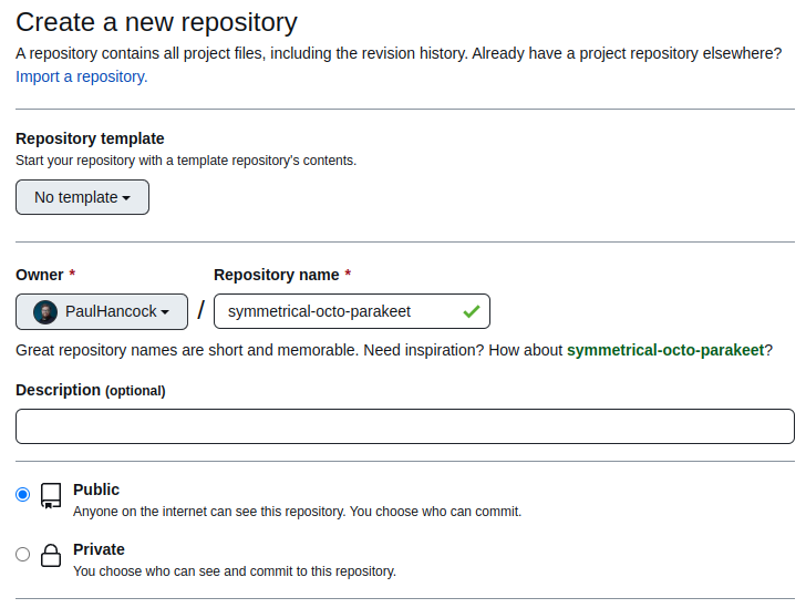 Creating a Repository on GitHub (Step 1)