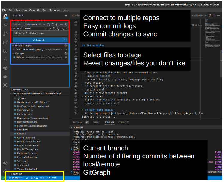 VSCode GitHub integration