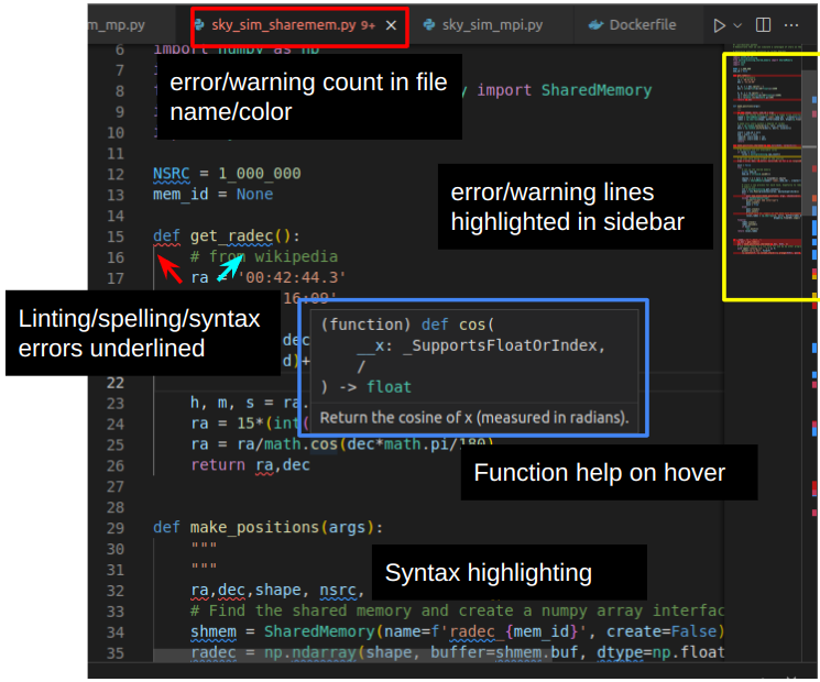 VSCode Nice Python things