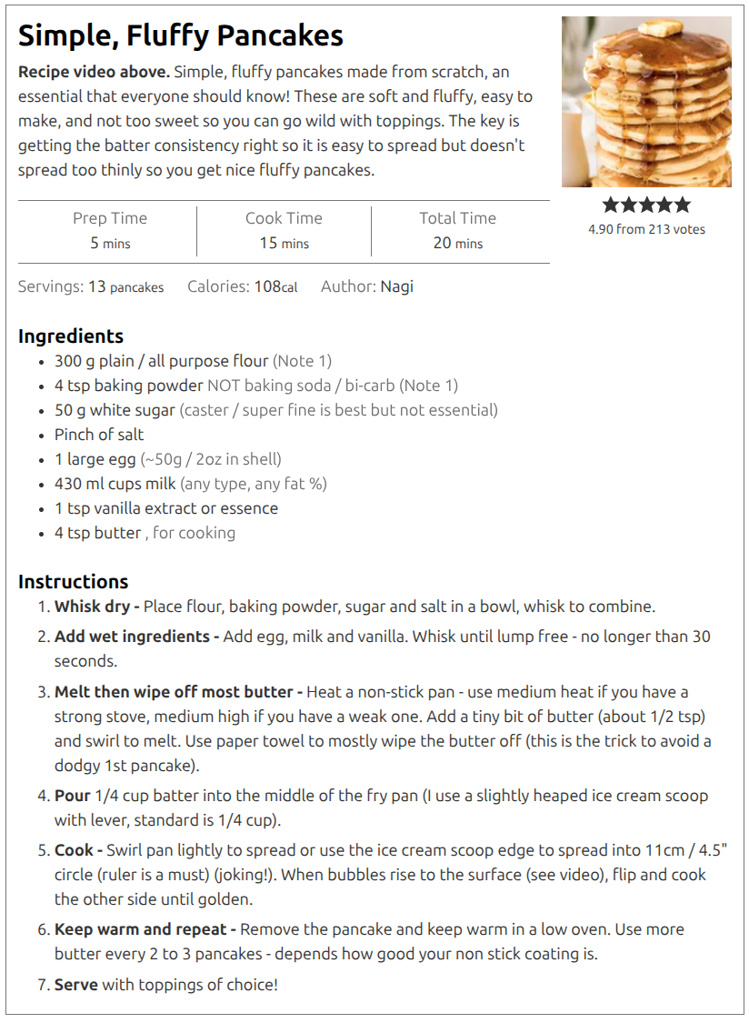 A recipe for humans to nourish the body and soul.