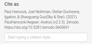How to cite from zenodo
