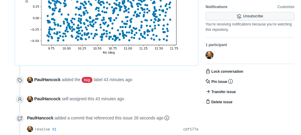 issue referenced in commit